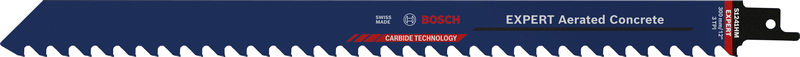 BOSCH EXPERT ‘Aerated Concrete’ S 1241 HM Säbelsägeblatt, 10 Stück. Für Säbelsägen