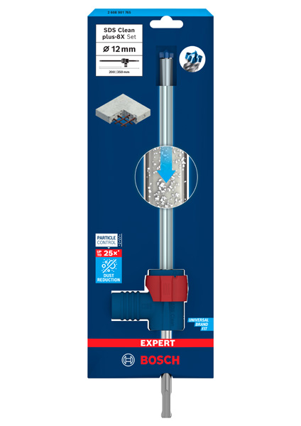 BOSCH EXPERT SDS Clean plus-8X Hammerbohrer-Set 12 x 200 x 350 mm