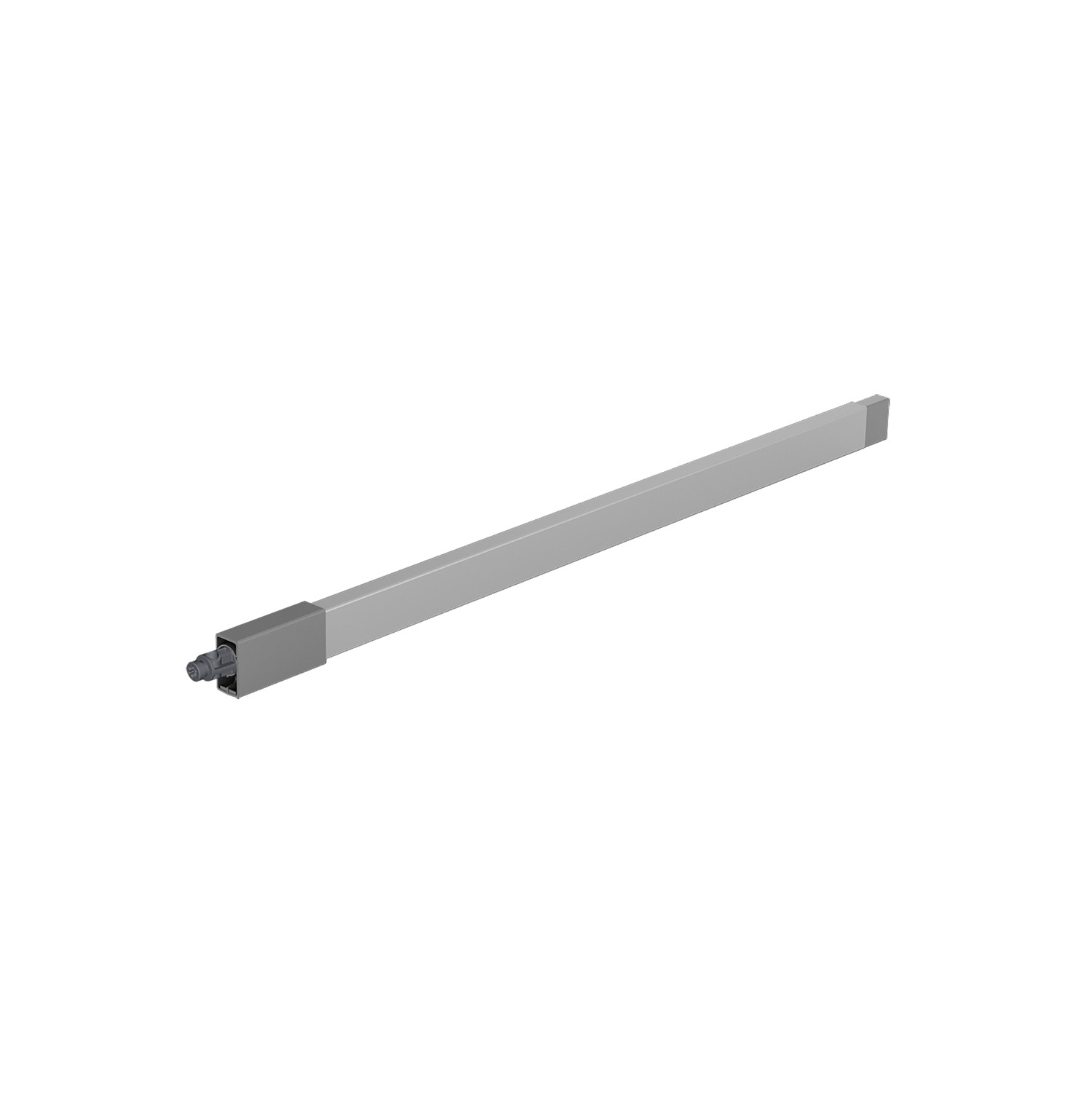 HETTICH Längsreling ArciTech / 650 mm, silber, rechts, 9122034