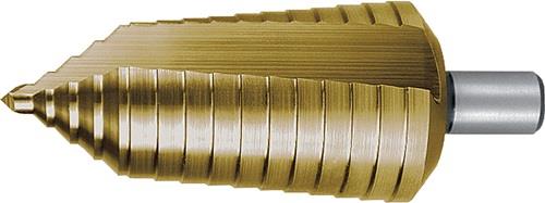 RUKO Stufenbohrer Bohrber.6-40mm HSS TiN Spiralnut Z.2 Stufen 16 RUKO