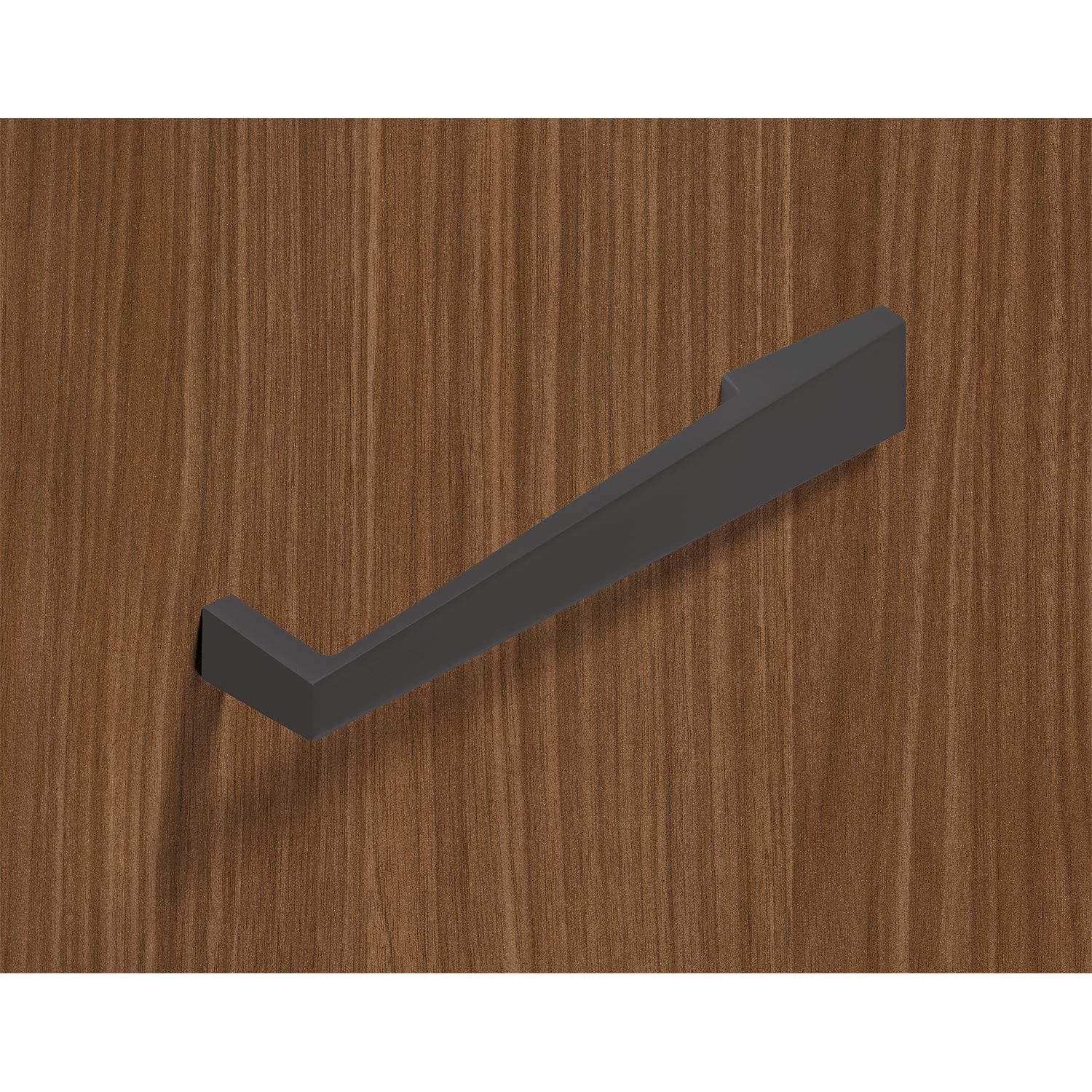 HETTICH Griff Rialto, •–• 160, L 189 mm, B 25 mm, H 35 mm, Schwarz matt, 9264086