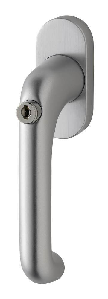 EDI Fenstergriff absperrbar Janus 1013/2035, Edelstahl EDI Fenstergriff absperrbar Janus 1013/2035, Edelstahl