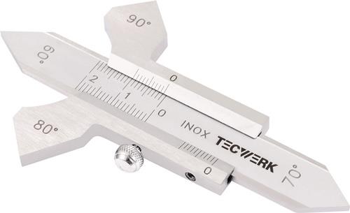 TECWERK Schweißnahtschiebelehre Messber.0-20mm TECWERK