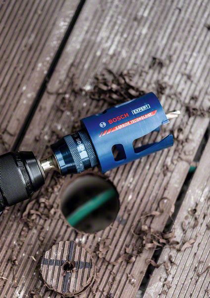 BOSCH EXPERT Construction Material Lochsäge, 54 x 60 mm. Für Dreh- und Schlagbohrer