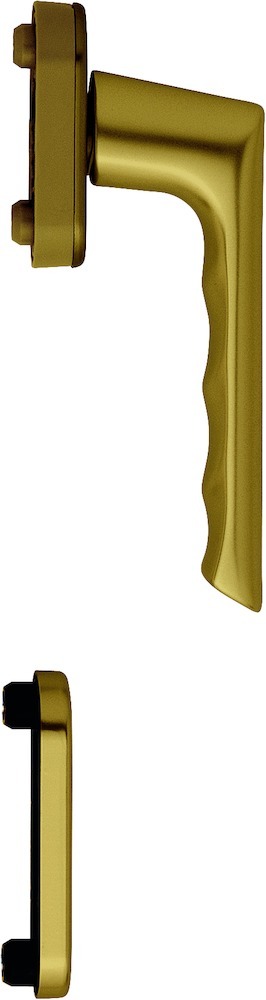 HOPPE® Fenstertürgriff-Halbgarnitur Brest 0739/U26/49PNS, innen, Aluminium, 11813222