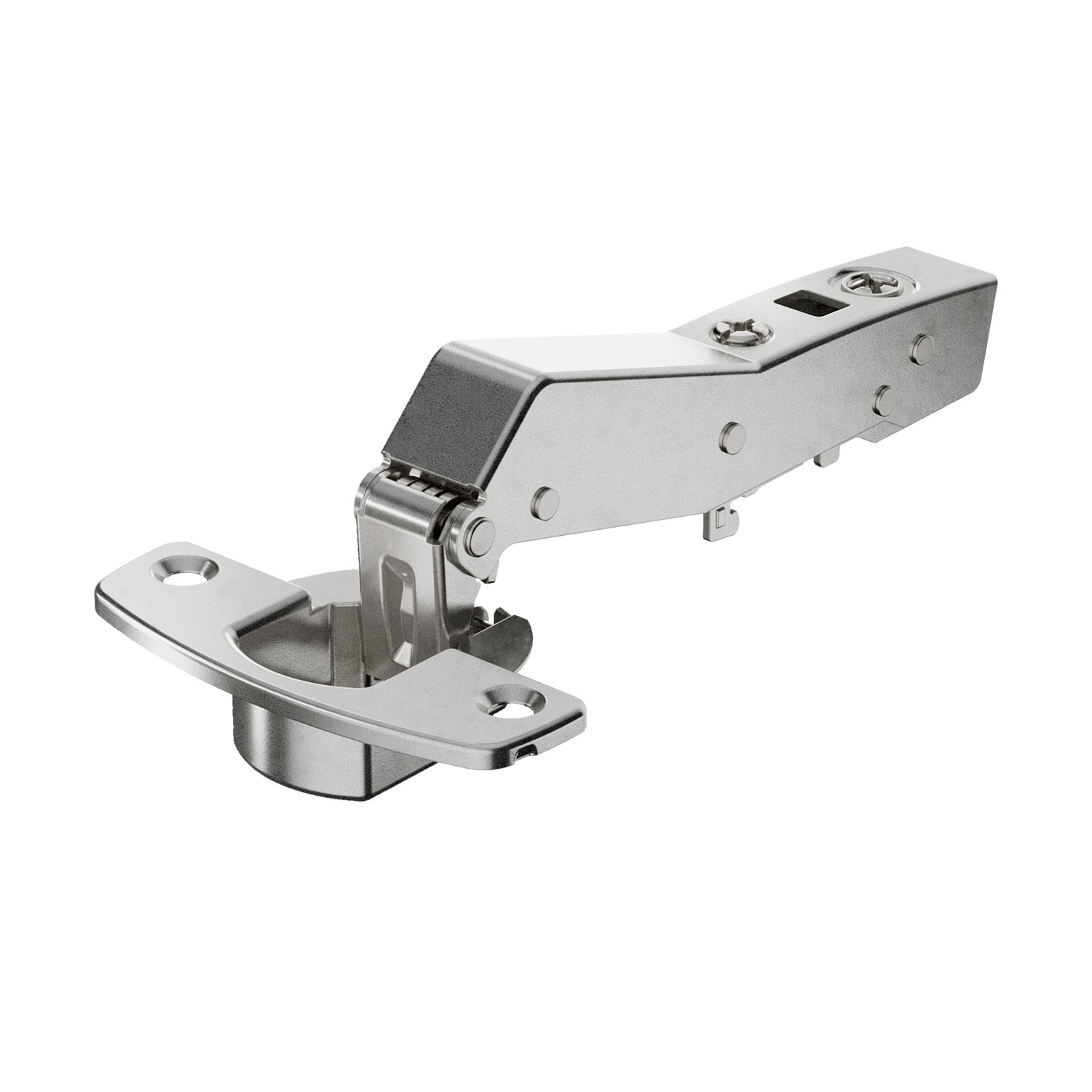 HETTICH Sensys Winkelscharnier W45 ohne integrierte Dämpfung (Sensys 8639 W45), vernickelt, 9088103