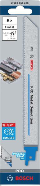 BOSCH Säbelsägeblatt S 1025 VF Heavy for Metal