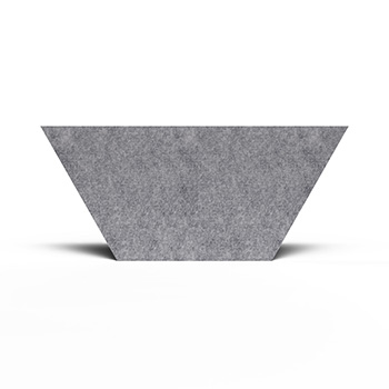 BMB Akustikelement AKUSTIX Shape #12, HxBxS: 175x400x18 mm, Grau, AV18