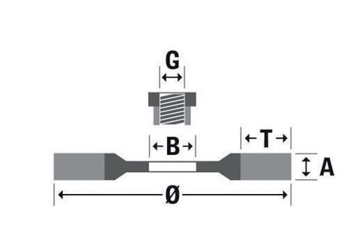 OSBORN Rundbürste D.100mm Bohr.Ø13mm Drahtstärke 0,8mm Nyl.8000min-¹ OSBORN