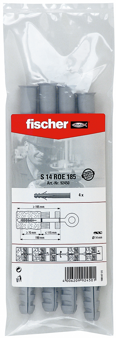 FISCHER Dübel S 14 ROE 185 B (4)