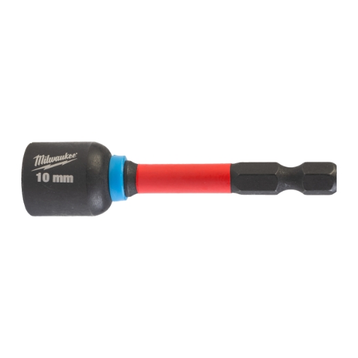 MILWAUKEE 10 x 65 mm, M6 magnetisch SHOCKWAVE Steckschlüssel 1/4"