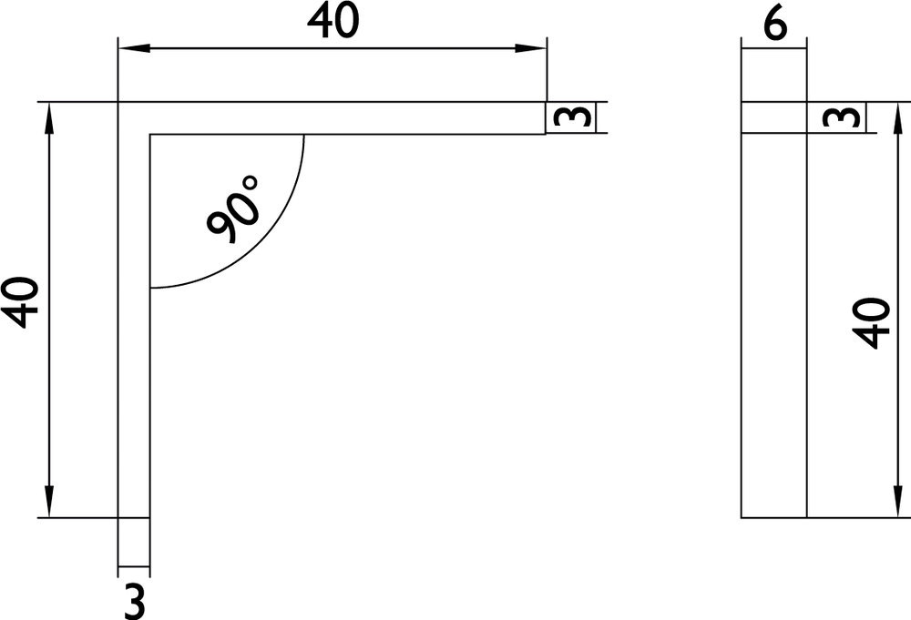HERMAT Eckwinkel 6954, Stahl