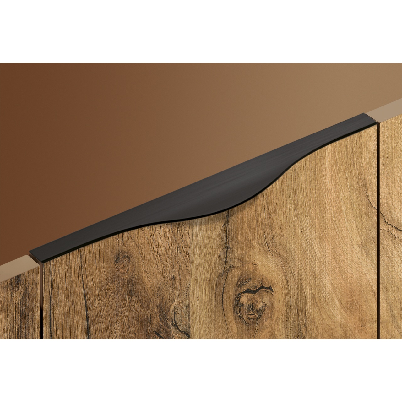 HETTICH Griff Veronia, •–• 160, L 176 mm, B 20 mm, H 30 mm, Edelstahl Optik gebürstet, 9097946 HETTICH Griff Veronia, •–• 160, L 176 mm, B 20 mm, H 30 mm, Edelstahl Optik gebürstet, 9097946