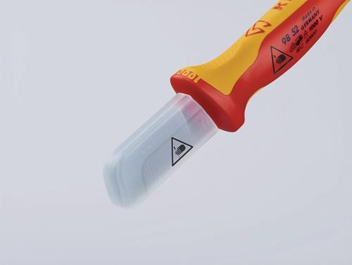 KNIPEX Kabelmesser L.190mm Klingen-L.50mm VDE67g Mehrkomponentengriff KNIPEX KNIPEX Kabelmesser L.190mm Klingen-L.50mm VDE67g Mehrkomponentengriff KNIPEX