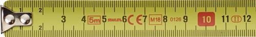 STANLEY Taschenrollbandmaß PowerLock® L.5m B.19mm mm/cm EG II Ku.Clip lose STANLEY