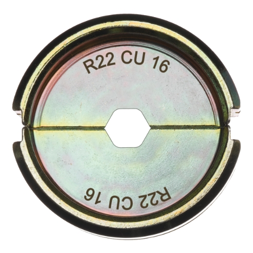 MILWAUKEE R22 Cu 16 für Standard Rohrkabelschuh Presseinsatz für hydraulisches Akku-Presswerkzeug