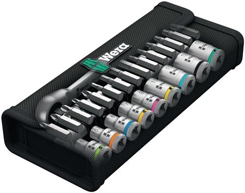 WERA Steckschlüsselsatz Zyklop Metal 29-tlg.3/8 Zoll SW 8-19mm Z.76 6KT WERA