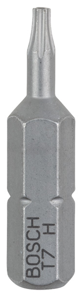 BOSCH Security-Torx-Schrauberbit Extra-Hart T7H, 25 mm, 2er-Pack