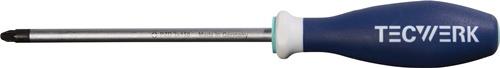 TECWERK Schraubendreher Gr.PZD 3 Klingen-L.150mm 3K-Griff Rundkl.TECWERK