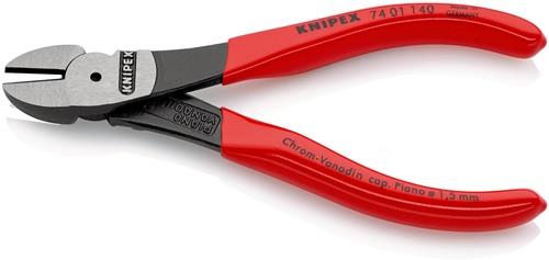 KNIPEX Kraftseitenschneider L.140mm pol.Form 0 Ku.-Überzug KNIPEX