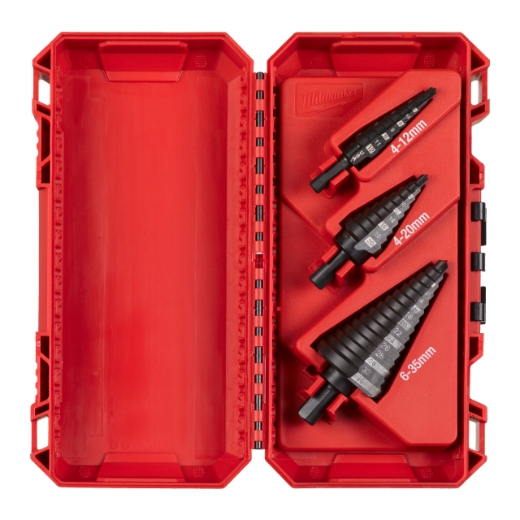 MILWAUKEE 3-teiliges Set Stufenbohrer Set