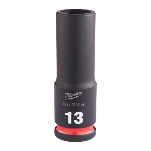 MILWAUKEE 13 x 65 mm SHOCKWAVE Schlagnuss 3/8" lang