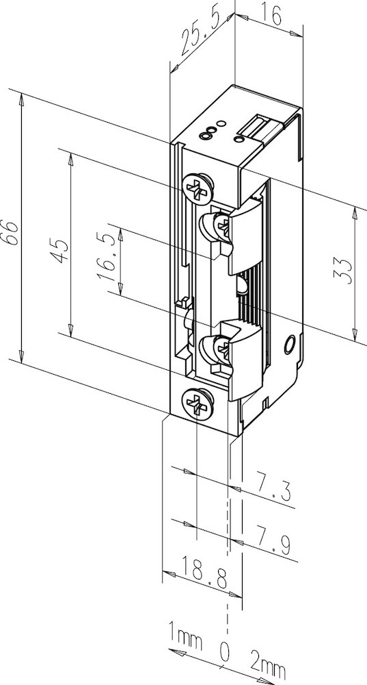 effeff Elektro-Türöffner 118E530 effeff Elektro-Türöffner 118E530