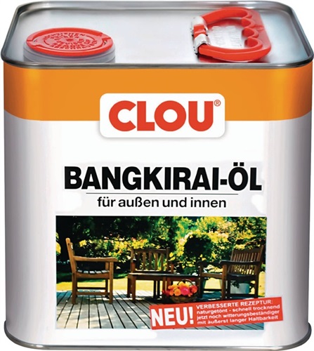 CLOU Bangkirai-/Douglasienöl naturgetönt 2,5l Dose CLOU