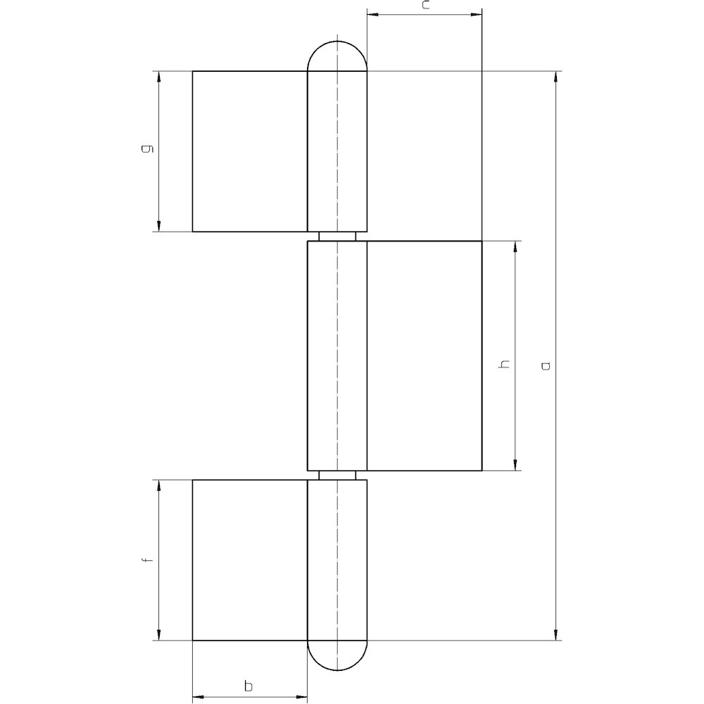 SIMONSWERK Anschweißband KO 8, 300mm