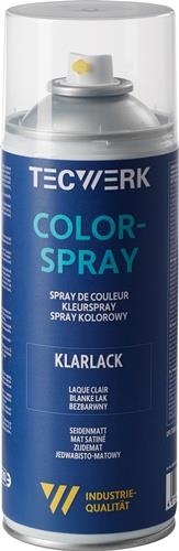 TECWERK Colorspray klarlack seidenmatt 400ml Spraydose TECWERK