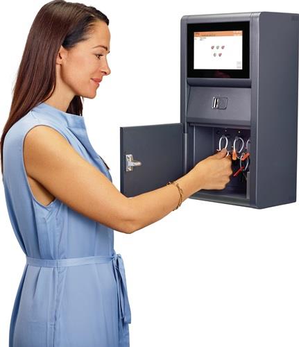 Nordwest Elektronischer Schlüsselschrank V-Touch-Pro H472xB250xT173mm Drehriegelschloss
