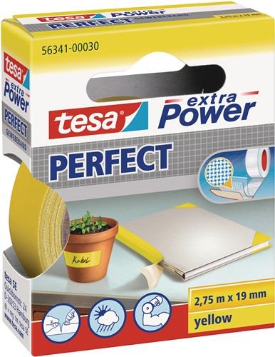 TESA Gewebeband ext.Power® 56341 gelb L.2,75m B.19mm Rl.TESA