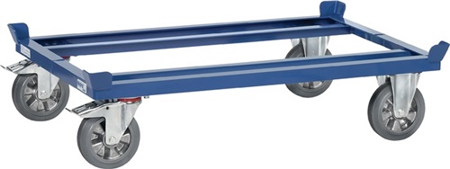 FETRA Palettenfahrgestell f.Pal.gr.1200x1000mm Elastic-Vollgummi Bereifung Trgf.1200kg