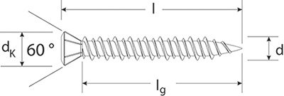 FISCHER Gipsfaserplattenschrauben Langbandsystem mit HiLo-Gewinde FSN-TPGM (fermacell)