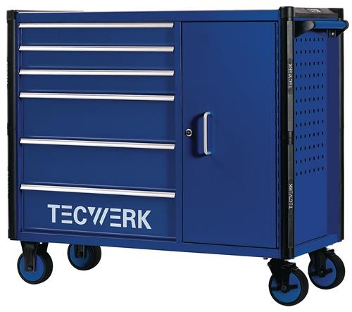TECWERK Rollwerkbank TREND 2.0 Außen-B1105xT470xH950mm Schubl.6 30kg 400kg TECWERK