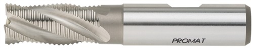 PROMAT Schaftfräser DIN 844 Typ HR D.10mm Einsatz-L.30mm HSS-Co5 Weldon