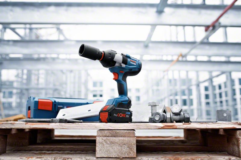 BOSCH Akku-Drehschlagschrauber GDS 18V-1050 H mit 2x Akku, Schnellladegerät, L-BOXX BOSCH Akku-Drehschlagschrauber GDS 18V-1050 H mit 2x Akku, Schnellladegerät, L-BOXX