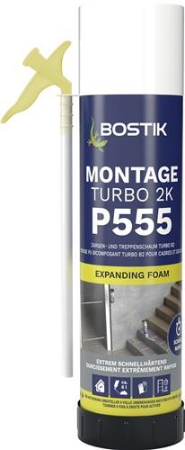 BOSTIK 2K-Montageschaum Zargen Turbo P555 245ml B2 violett Dose BOSTIK