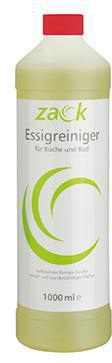 Essigreiniger zack nicht dermatologisch getestet 2,4 Kunststoff 1l ZACK