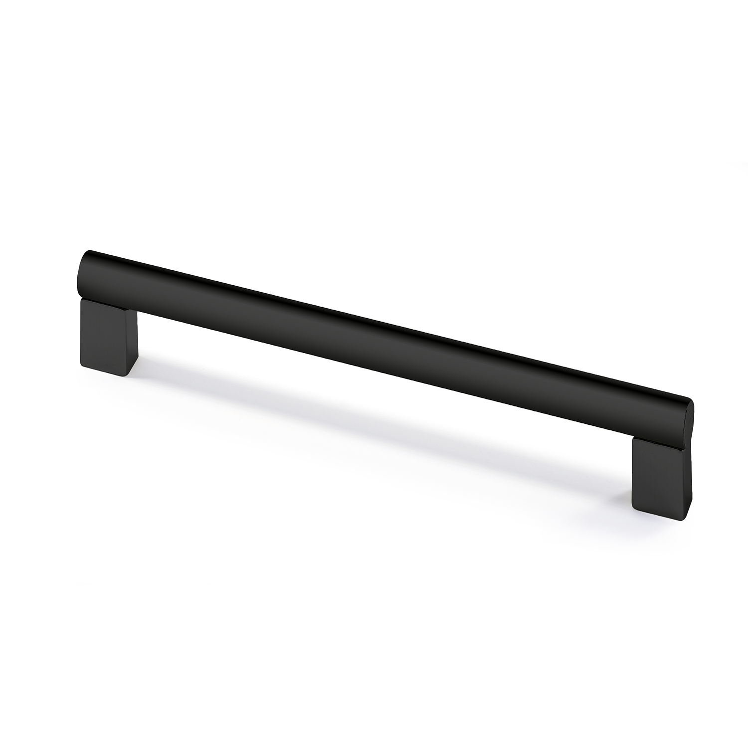 HETTICH Griff Vieste, Bohrabstand 160 mm, L 184 mm, H 30 mm, ø 12 mm, Schwarz matt, 9345469