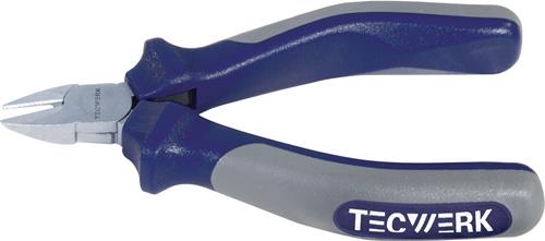 TECWERK Elektronik-Seitenschneider L.110mm Facette ja geschwärzt TECWERK