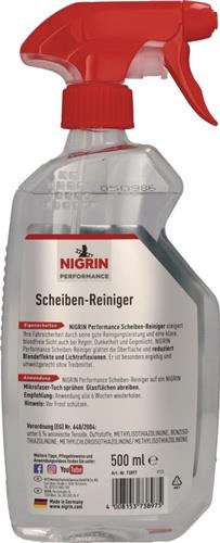 NIGRIN Scheiben-Reiniger Performance 500ml Sprühflasche NIGRIN NIGRIN Scheiben-Reiniger Performance 500ml Sprühflasche NIGRIN