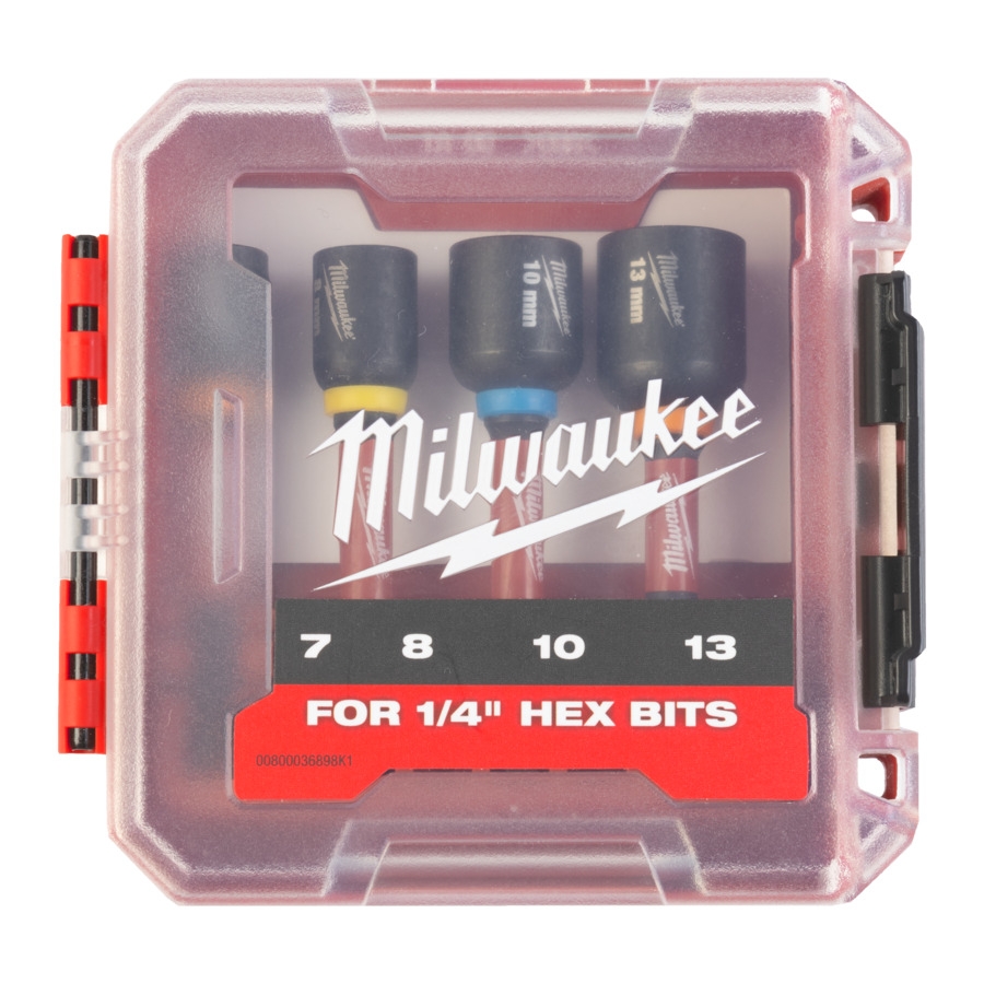 MILWAUKEE Shockwave Steckschlüssel Hex Set (4tlg)