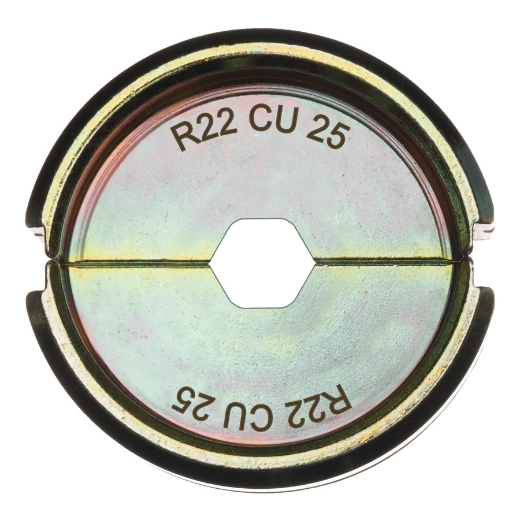 MILWAUKEE R22 Cu 25 für Standard Rohrkabelschuh Presseinsatz für hydraulisches Akku-Presswerkzeug