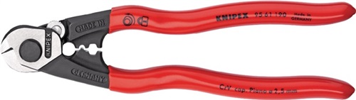 KNIPEX Drahtseilschere L.190mm pol.Ku.-Überzug KNIPEX