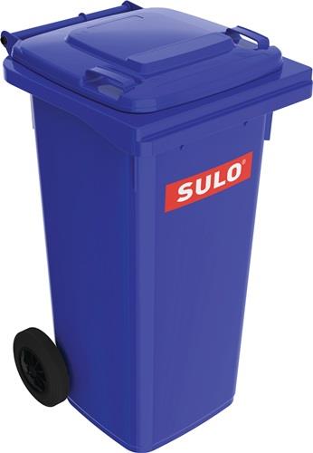SULO Müllgroßbehälter 120l HDPE blau fahrbar,n.EN 840 SULO