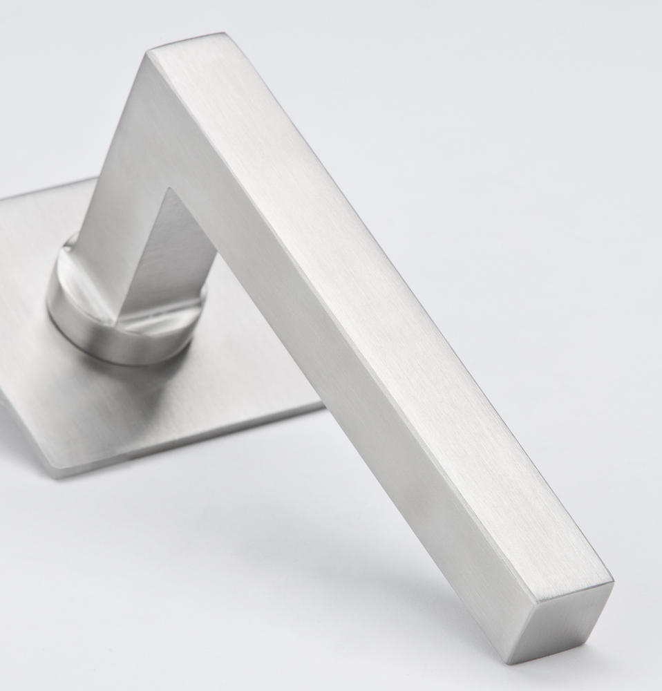 HERMAT Wechselgarnitur mit Rosetten SQUARE 1835/2611.FL/3127/K, Edelstahl