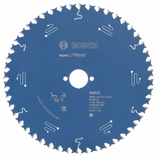 BOSCH Kreissägeblatt Expert for Wood, 240 x 30 x 2,8 mm, 48