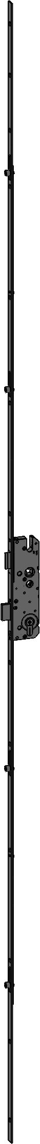 WINKHAUS Mehrfachverriegelung STV F1660 R4, 10/92, umstellbare Falle, Stahl WINKHAUS Mehrfachverriegelung STV F1660 R4, 10/92, umstellbare Falle, Stahl