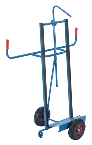 FETRA Plattenkarre Trgf.350kg H.1460mm Aufl.-L500xB200mm Bereifung Luft brillantblau